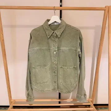 [ 새상품급 ] ZARA 오버 사이즈 데님 자켓 여성용