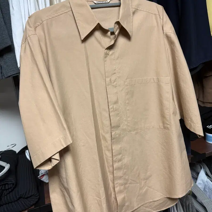 Auralee Superfine Pique Big Polo Yellow 5 | Bunjang Global