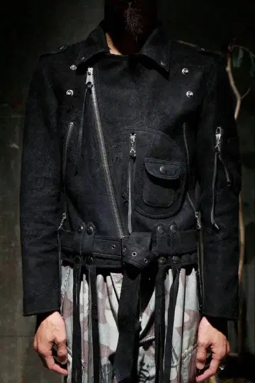 sugarhill 20aw 모터 사이클 가죽 자켓 니베 가죽 M
