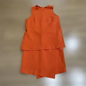 SPORTMAX 슬리브리스 원피스 오렌지