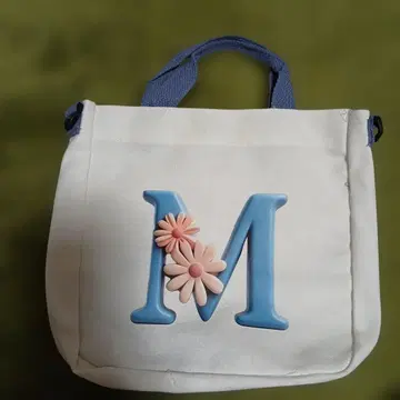 새상품!! M 로고 캔버스 숄더백