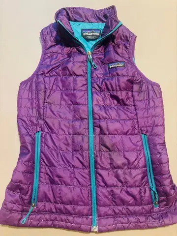 Patagonia 우먼 다운 베스트 XS 퍼플
