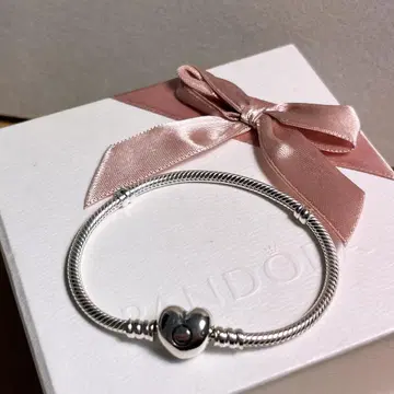 PANDORA 팔찌 하트 클래스 실버 17cm