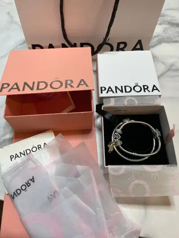 [새상품급] PANDORA 팔찌 참 세트