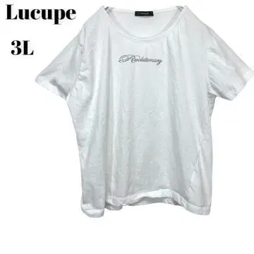 Lucupe 셔츠 상의 반팔 3L 빅 사이즈