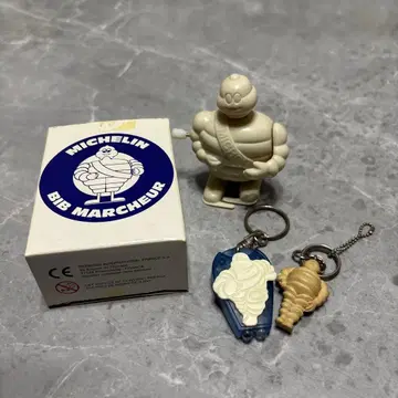 Michelin bib marcheur 피규어 키링 세트
