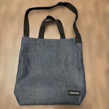 새상품급 레어 STARBUCKS 데님 토트백 2WAY 숄더백