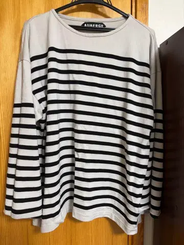 AUBERGE (오베르쥬) 패널 보더 바스크 셔츠 울 40