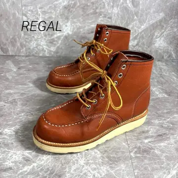 REGAL 리 워크 부츠 레이스업 아웃솔 25cm 가죽