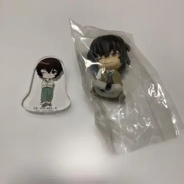 문호 스트레이독스 다자이 오사무 어깨 쿵 훼미리마트 아크릴 블록
