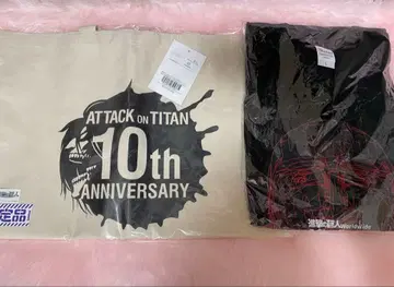 진격의 거인 10주년 기념 애프터 파티 토트백 T셔츠 세트