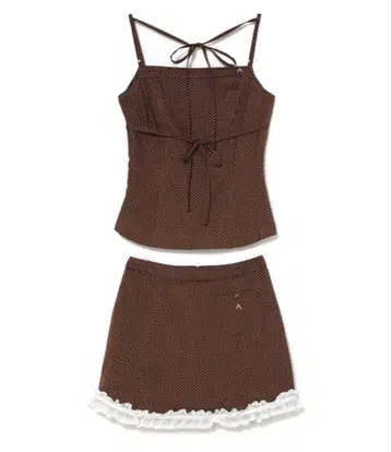 andmary Emmie dot set up brown