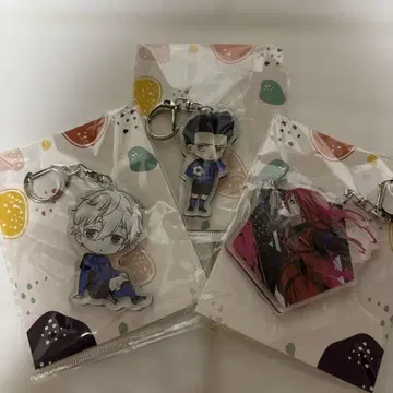 블루 록 아크릴 키링 3종 세트 (치기리/나기/마로)