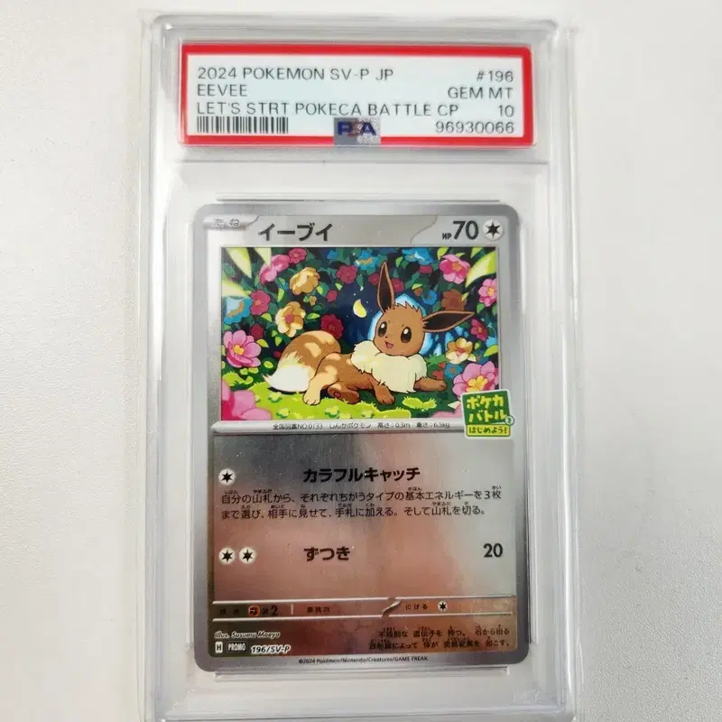 포켓몬카드 이브이 프로모 PSA10