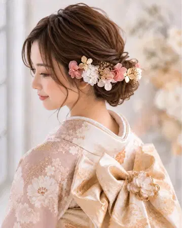 하나 메리 머리 장식 성인식 졸업식 결혼식