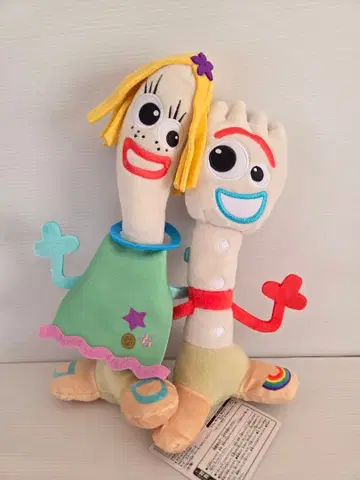 영화 [토이 스토리 5] 페어 봉제 인형 포키와 카렌
