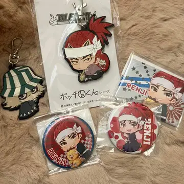 BLEACH 아산이 렌지 우라하라 키스케 보치쿤 러버 스트랩 캔뱃지