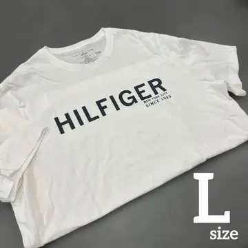 [ 미사용 새상품 ] TOMMY HILFIGER 화이트 T셔츠 L 사이즈