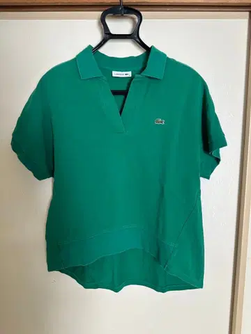 LACOSTE 라코스테 피케 셔츠 그린 악어 자수 M 사이즈
