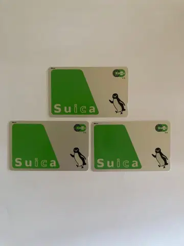 Suica 무기명 IC카드 잔액 0 수박 3장