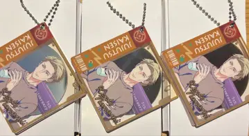 주술회전 로손 슬라이드 거울 키링 나나미 켄토 3개 세트