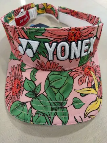 YONEX 요넥스 베리쿨 선바이저 꽃무늬 핑크