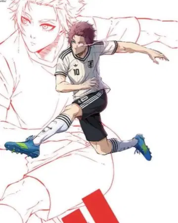 adidas 축구 일본 대표 유니폼 블루 록 포스터 이토시 사에