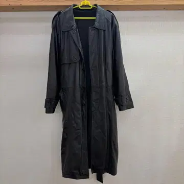 인기 양가죽 가죽 코트 블랙 L 사이즈