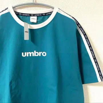 엄브로 umbro 테이프 로고 T셔츠 스트레치 그린