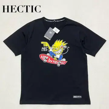 택 포함 새상품 HEC by HECTIC 스케이트보드 그래픽 T셔츠
