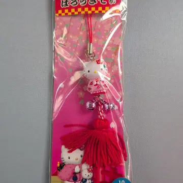 교토 한정판 헬로키티 스트랩 키티 스트랩