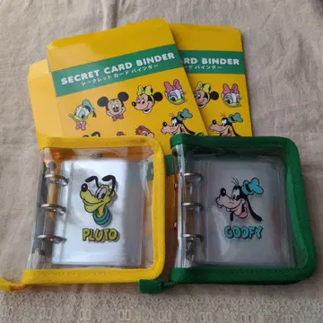 Disney 시크릿 카드 바인더 플루토 구피 씰북