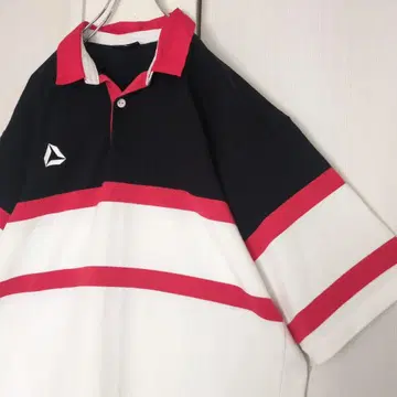 90s 기업 로고 스즈키 스포츠 라거 셔츠 자수 로고 보더 나이스 디자인