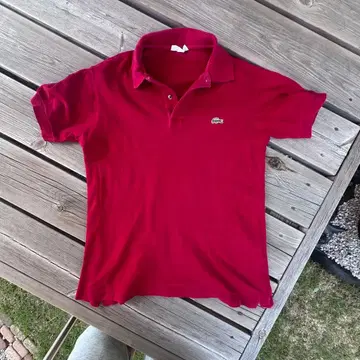 레어 70s 프랑스제 LACOSTE 라코스테 피케 셔츠 사이즈 4