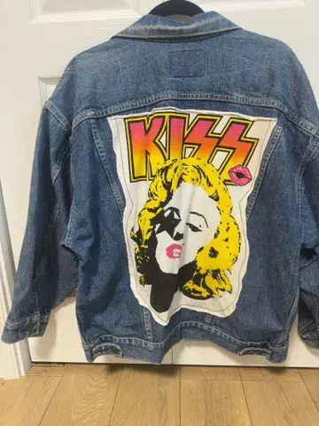 Levi's 데님 자켓 KISS 백 프린트