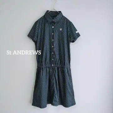 [ 가격 인하 협상 환영 ] 세인트앤드류스 골프웨어 원피스 스트라이프