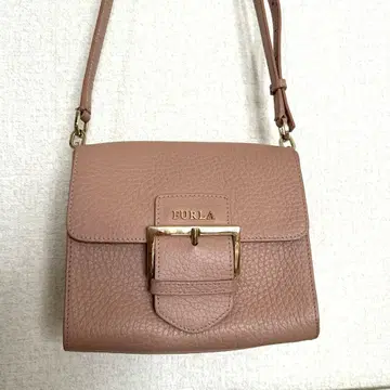 FURLA 숄더백 핑크 베이지