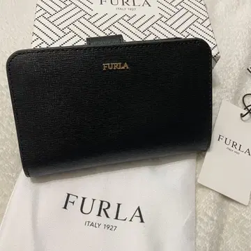 미사용급 FURLA 훌라 접이식 지갑 블랙
