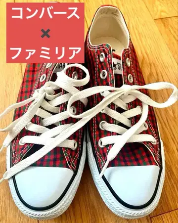 새상품급 familiar x CONVERSE 스니커즈 24cm 파미리아
