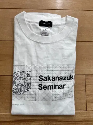 새상품급 sakanaction 어도감 세미나르 티셔츠 M 사이즈