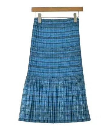 PLEATS PLEASE 롱 맥시 길이 스커트 여성용