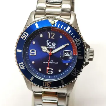 새상품 Ice-Watch 손목시계 블루 다이얼 레어템 초레어