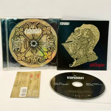 D'espairsRay antique 초회 한정판 CD+DVD 오비 포함