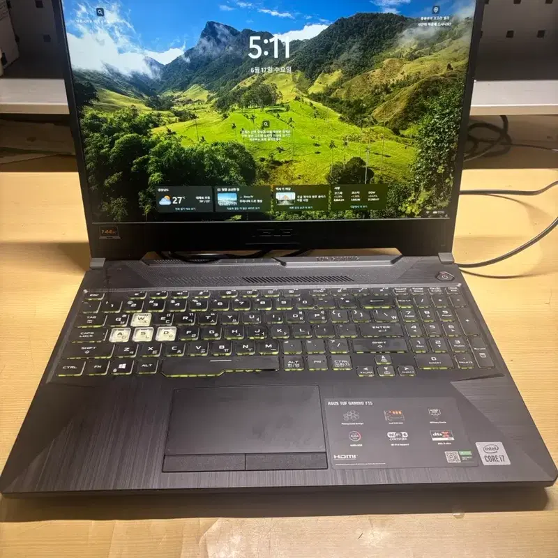 ASUS TUF GAMING F15 144hz 게이밍노트북