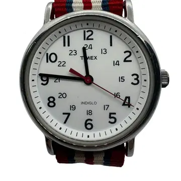 TIMEX 위켄더 T2N746 화이트 다이얼 38mm 배터리 교환 완료
