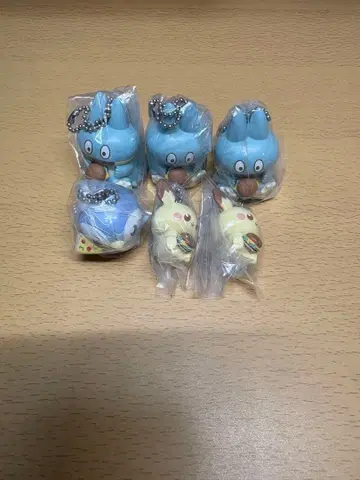 포켓피스 다이너 마스코트 키링 팽도리 피츄 꼬부기