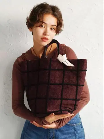 야마다야 FIKA. beej 비지 별주 토트백 완판 브라운