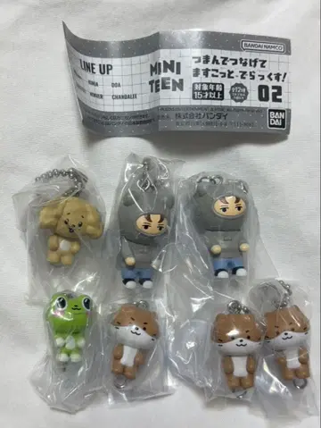 MINI TEEN 쥠쥠 연결 마스코트 02 가챠 세트 (개별 판매 가능)
