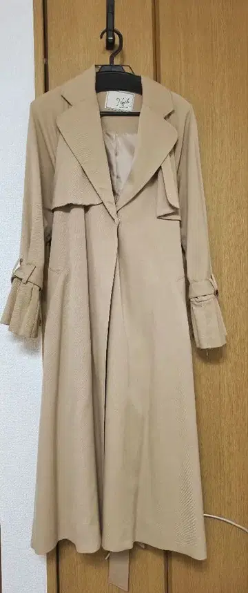 노치 트렌치코트 베이지