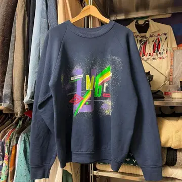 90s 엄브로 맨투맨 트레이닝복 네이비 빈티지 퍼플네이비
